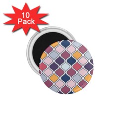 Ethnic Print Multicolor 1 75  Magnets (10 Pack)  by designsbymallika