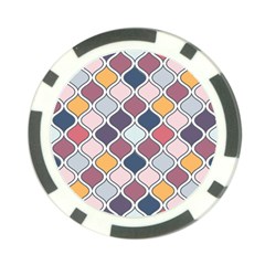 Ethnic Print Multicolor Poker Chip Card Guard by designsbymallika