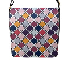 Ethnic Print Multicolor Flap Closure Messenger Bag (l) by designsbymallika