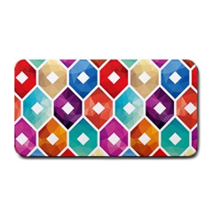 Hexagonal Color Pattern Medium Bar Mats by designsbymallika