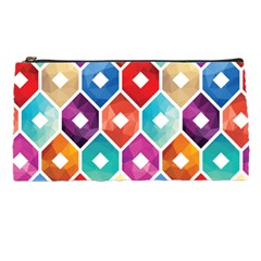 Hexagonal Color Pattern Pencil Case by designsbymallika