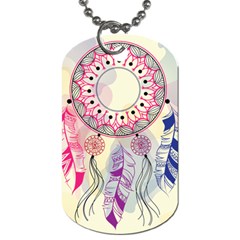 Boho Dreamcatcher Love Dog Tag (one Side) by designsbymallika