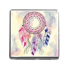 Boho Dreamcatcher Love Memory Card Reader (square 5 Slot) by designsbymallika