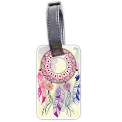 Boho Dreamcatcher Love Luggage Tag (two Sides) by designsbymallika