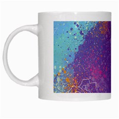 Multicolor Pastel Love White Mugs by designsbymallika