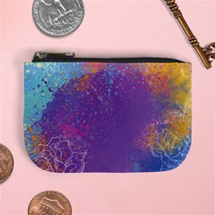 Multicolor Pastel Love Mini Coin Purse by designsbymallika