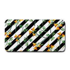 Orange Stripes Love Medium Bar Mats by designsbymallika