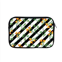 Orange Stripes Love Apple Macbook Pro 15  Zipper Case by designsbymallika