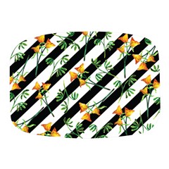 Orange Stripes Love Mini Square Pill Box