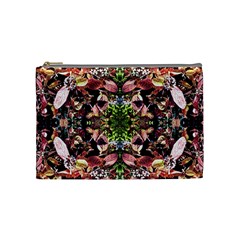 Shrubs Repeats Cosmetic Bag (medium) by kaleidomarblingart