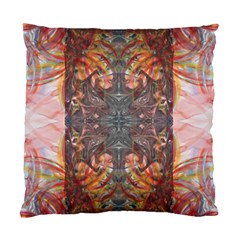 Mixed Media Art Print Standard Cushion Case (one Side) by kaleidomarblingart