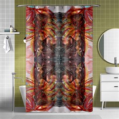 Mixed Media Art Print Shower Curtain 48  X 72  (small)  by kaleidomarblingart