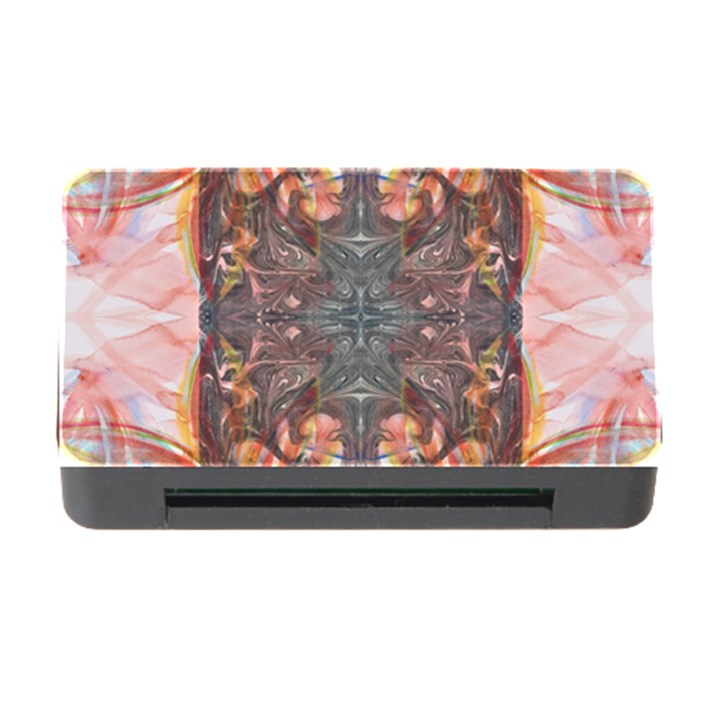 Mixed media art print Memory Card Reader with CF