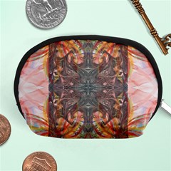 Mixed Media Art Print Accessory Pouch (medium) by kaleidomarblingart