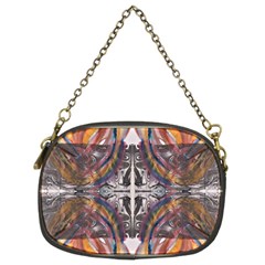 Mixed Media Symmetry Chain Purse (two Sides) by kaleidomarblingart