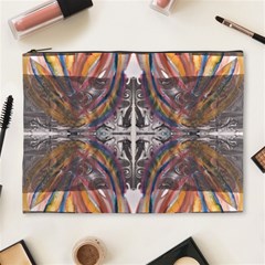 Mixed Media Symmetry Cosmetic Bag (xl)