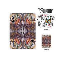 Mixed Media Symmetry Playing Cards 54 Designs (mini) by kaleidomarblingart