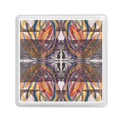 Mixed Media Symmetry Memory Card Reader (square) by kaleidomarblingart