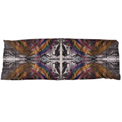 Mixed Media Symmetry Body Pillow Case Dakimakura (two Sides) by kaleidomarblingart