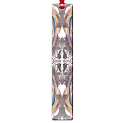 Mixed Media Symmetry Large Book Marks by kaleidomarblingart