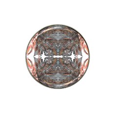 Painted Symmetry Hat Clip Ball Marker (4 Pack) by kaleidomarblingart