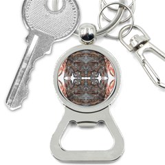 Painted Symmetry Bottle Opener Key Chain by kaleidomarblingart