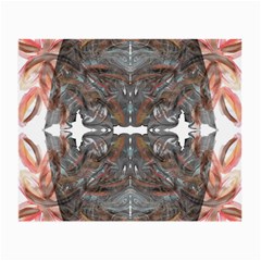 Painted Symmetry Small Glasses Cloth (2 Sides) by kaleidomarblingart