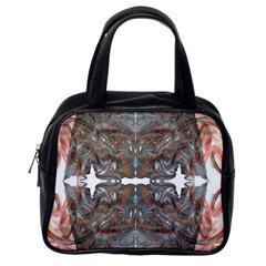 Painted Symmetry Classic Handbag (one Side) by kaleidomarblingart