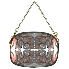 Painted Symmetry Chain Purse (two Sides) by kaleidomarblingart