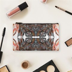 Painted Symmetry Cosmetic Bag (small) by kaleidomarblingart