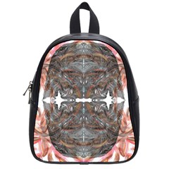 Painted Symmetry School Bag (small) by kaleidomarblingart