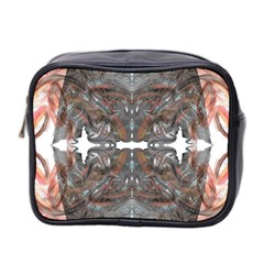 Painted Symmetry Mini Toiletries Bag (two Sides) by kaleidomarblingart