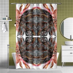 Painted Symmetry Shower Curtain 48  X 72  (small)  by kaleidomarblingart