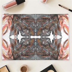 Painted Symmetry Cosmetic Bag (xxl) by kaleidomarblingart