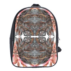 Painted Symmetry School Bag (xl) by kaleidomarblingart