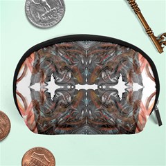 Painted Symmetry Accessory Pouch (large) by kaleidomarblingart