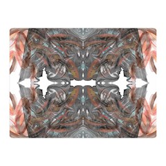 Painted Symmetry Double Sided Flano Blanket (mini)  by kaleidomarblingart