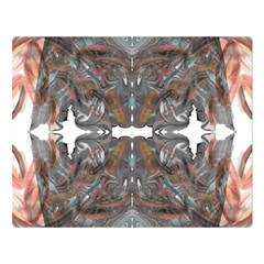 Painted Symmetry Double Sided Flano Blanket (large)  by kaleidomarblingart