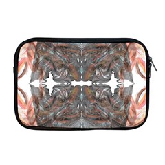 Painted Symmetry Apple Macbook Pro 17  Zipper Case by kaleidomarblingart