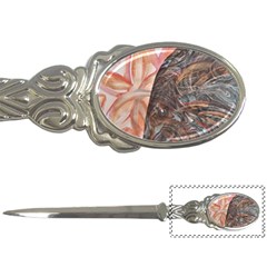 Painted Petals Letter Opener by kaleidomarblingart