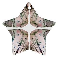 Painted Patterns Ornament (star) by kaleidomarblingart