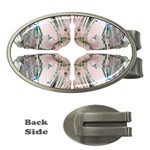 Painted patterns Money Clips (Oval)  Front