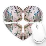 Painted patterns Heart Mousepads Front