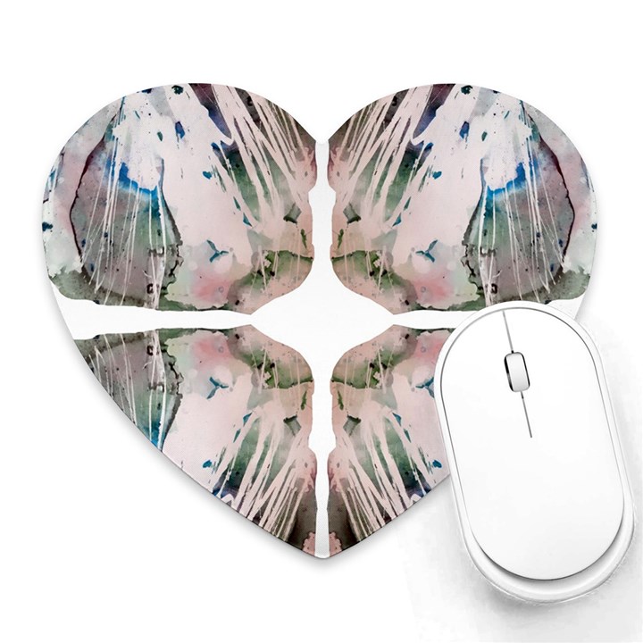 Painted patterns Heart Mousepads