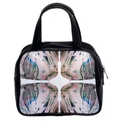 Painted Patterns Classic Handbag (two Sides) by kaleidomarblingart