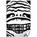 Creepy Monster Black And White Close Up Drawing Canvas 24  x 36  23.35 x34.74  Canvas - 1