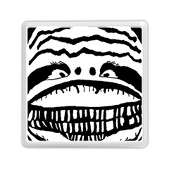 Creepy Monster Black And White Close Up Drawing Memory Card Reader (square) by dflcprintsclothing