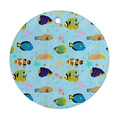 Underwater World Ornament (round) by SychEva