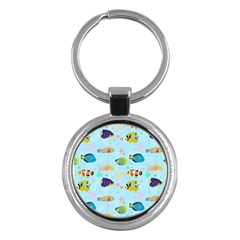 Underwater World Key Chain (round) by SychEva