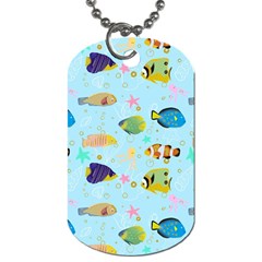 Underwater World Dog Tag (one Side) by SychEva